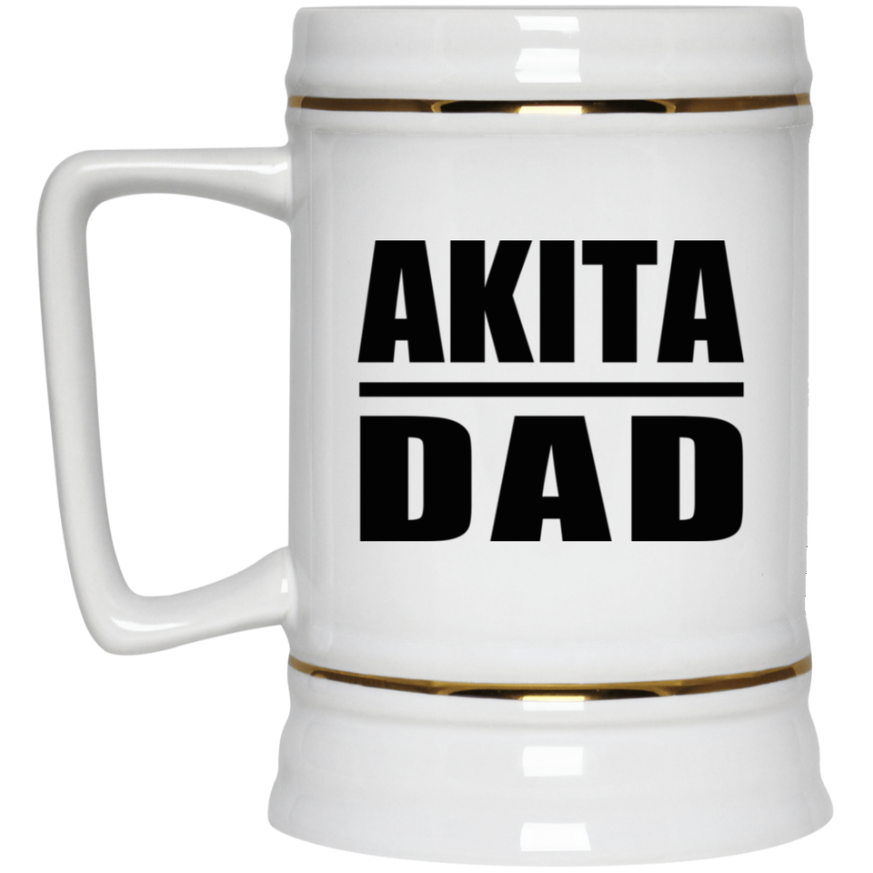 Akita Dad - Beer Stein