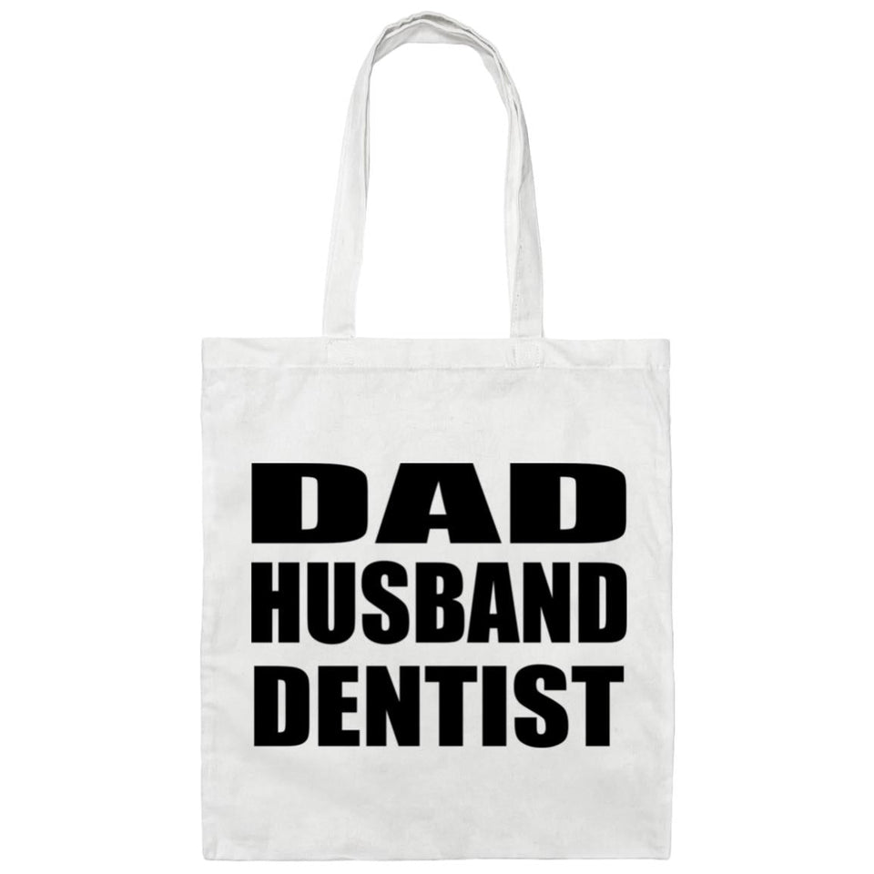 Dad Husband Dentist - Tote Bag White