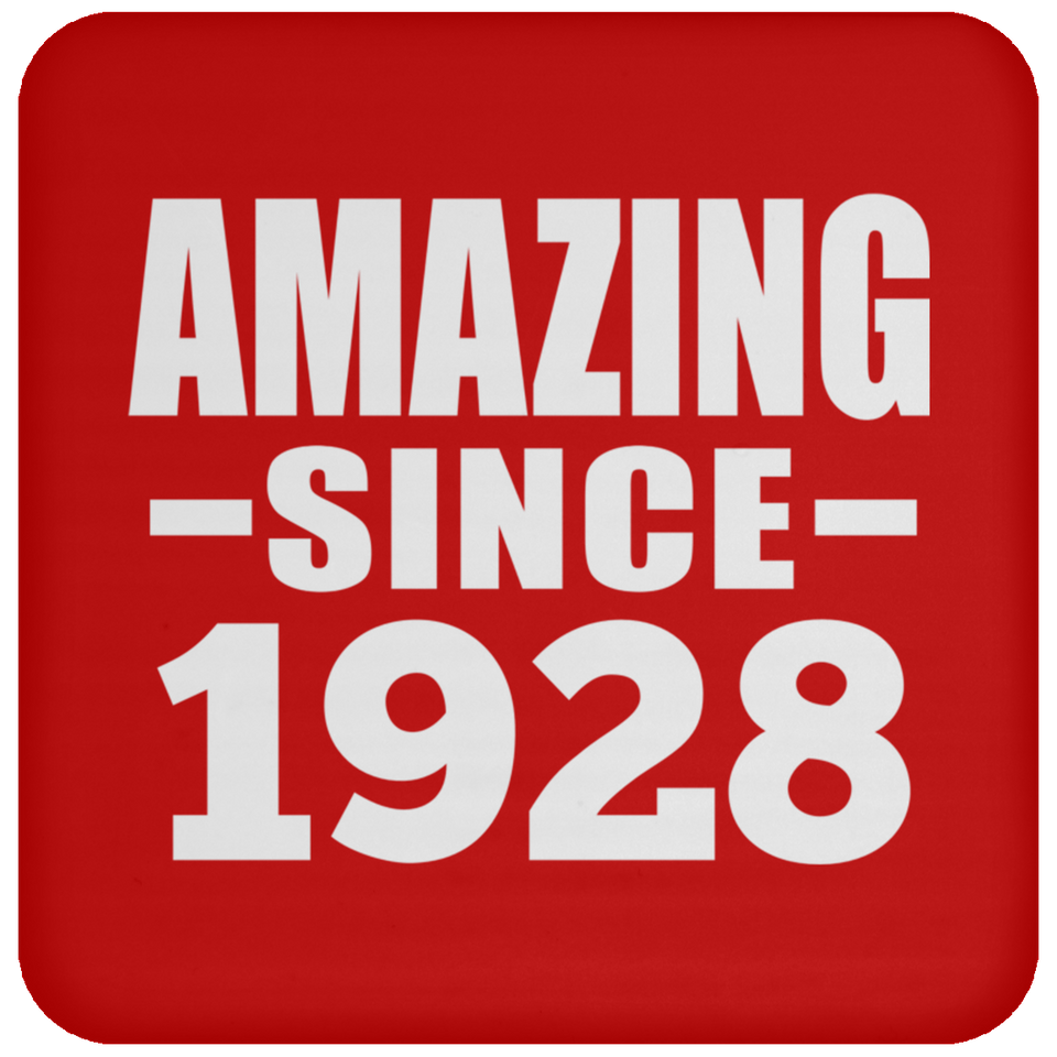 96th Birthday Amazing Since 1928 - Drink Coaster
