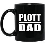 Plott Dad - 11oz Coffee Mug Black