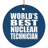 World's Best Nuclear Technician - Circle Ornament