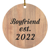 Boyfriend Established EST. 2022 - Circle Ornament C