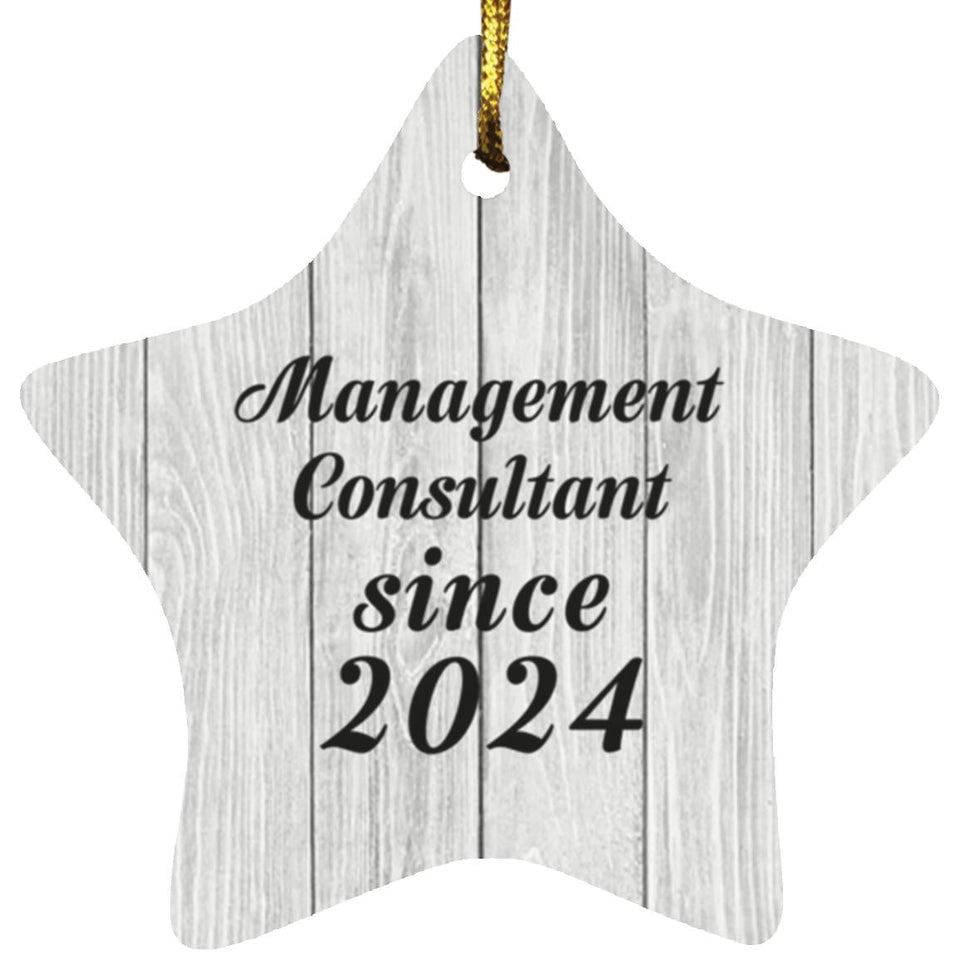 Management Consultant Since 2024 - Star Ornament F