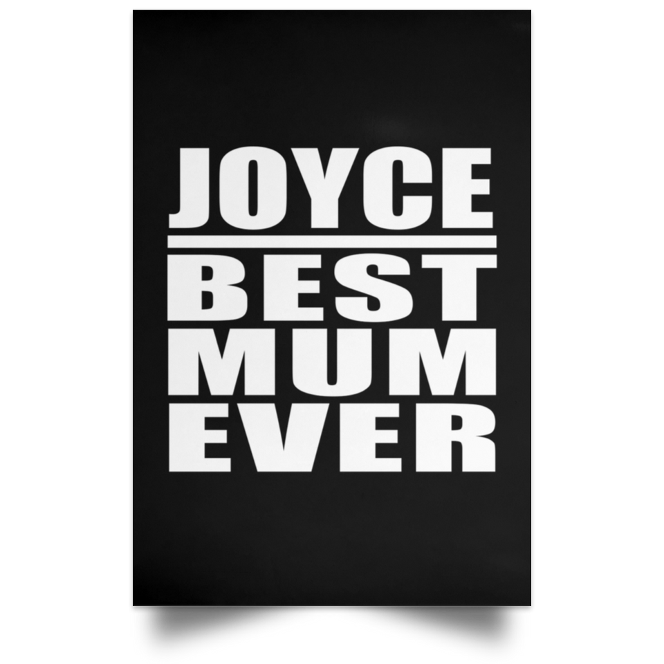 Joyce Best Mum Ever - Poster Portrait