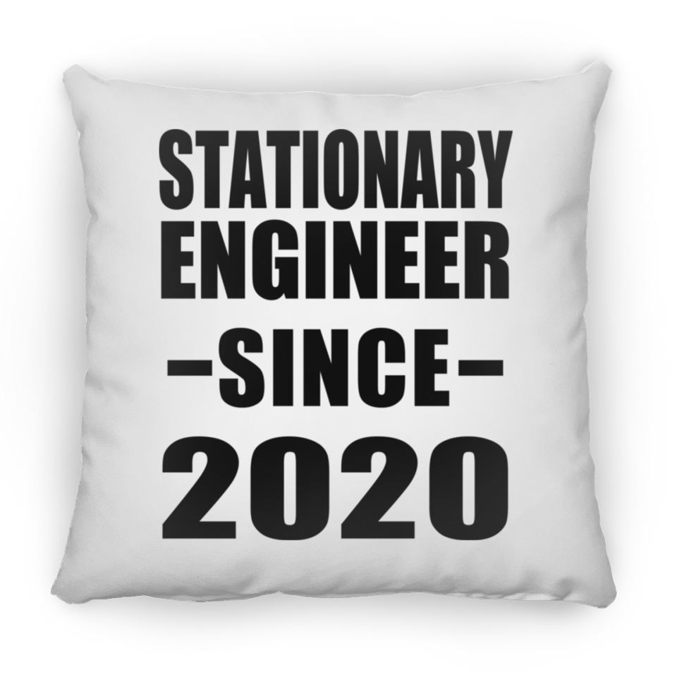 Stationary Engineer Since 2020 - Throw Pillow