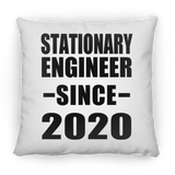 Stationary Engineer Since 2020 - Throw Pillow