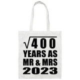 20th Anniversary Square Root of 400 Years As Mr & Mrs 2023 - Tote Bag White