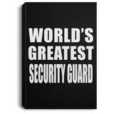 World's Greatest Security Guard - Canvas Portrait