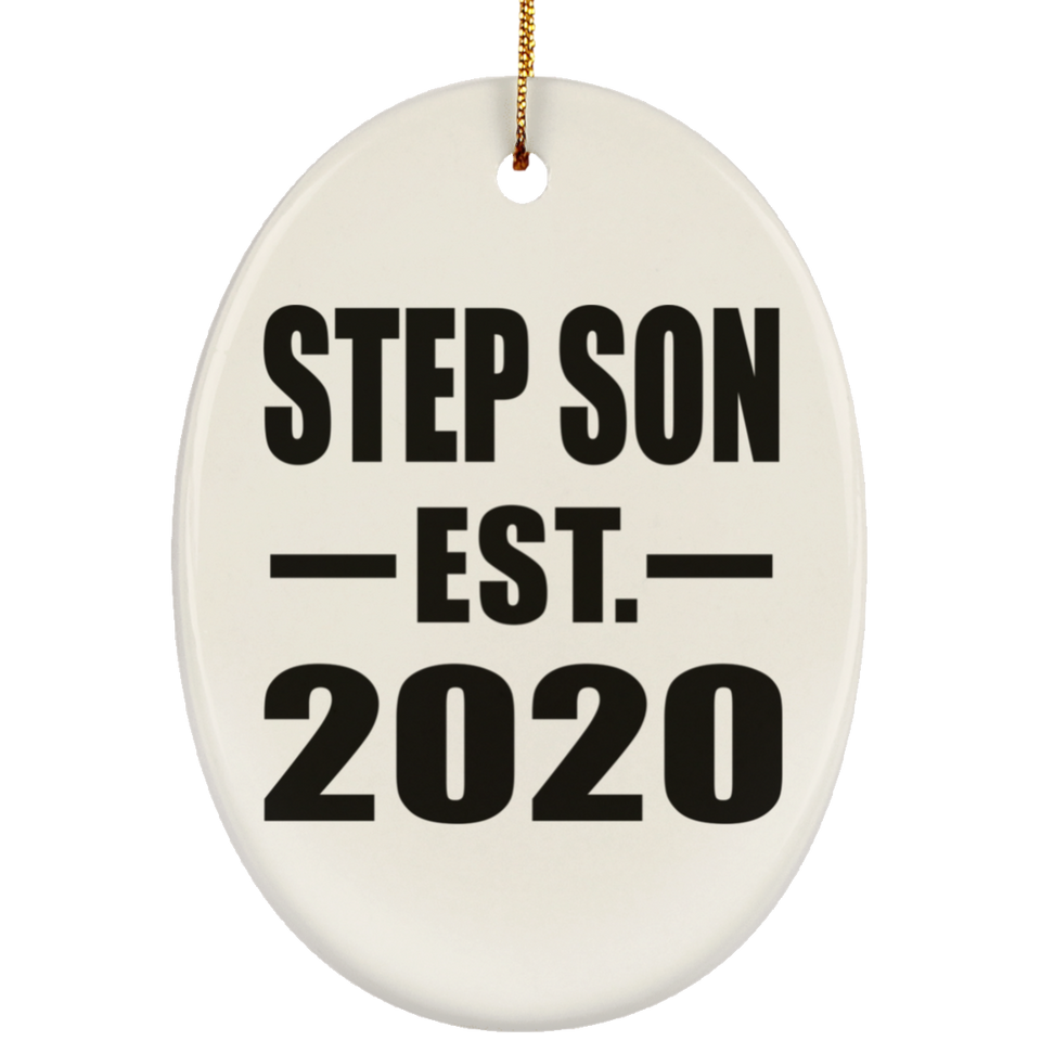 Step Son Established EST. 2020 - Oval Ornament