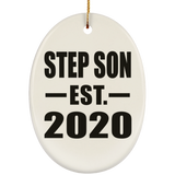 Step Son Established EST. 2020 - Oval Ornament