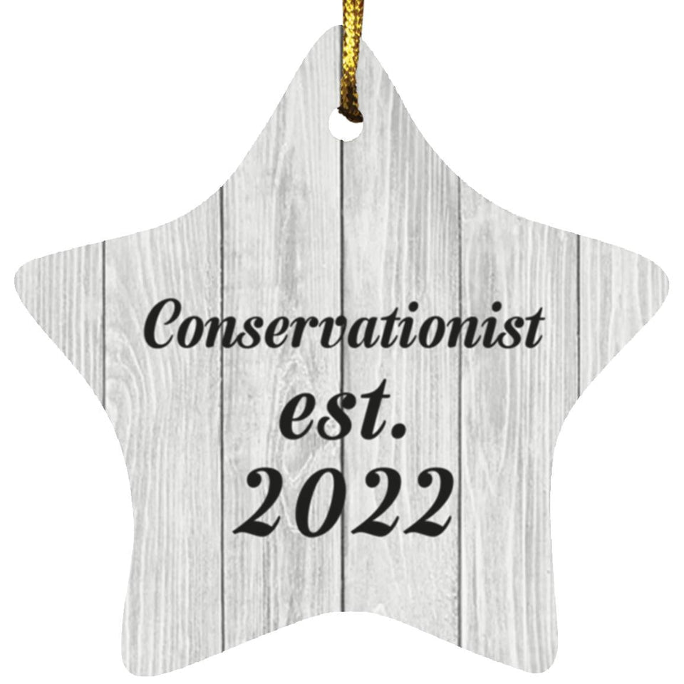 Conservationist Established Est. 2022 - Star Ornament F
