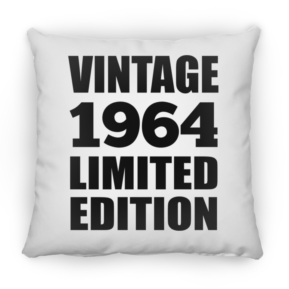 60th Birthday Vintage 1964 Limited Edition - Throw Pillow