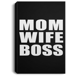 Mom Wife Boss - Canvas Portrait