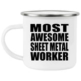 Most Awesome Sheet Metal Worker - 12oz Camping Mug