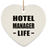 Hotel Manager Life - Heart Ornament
