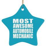 Most Awesome Automobile Mechanic - Star Ornament