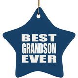 Best Grandson Ever - Star Ornament