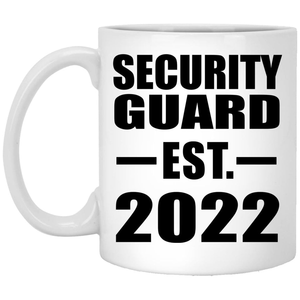 Security Guard Established EST. 2022 - 11oz Coffee Mug