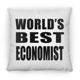 World's Best Economist - Throw Pillow