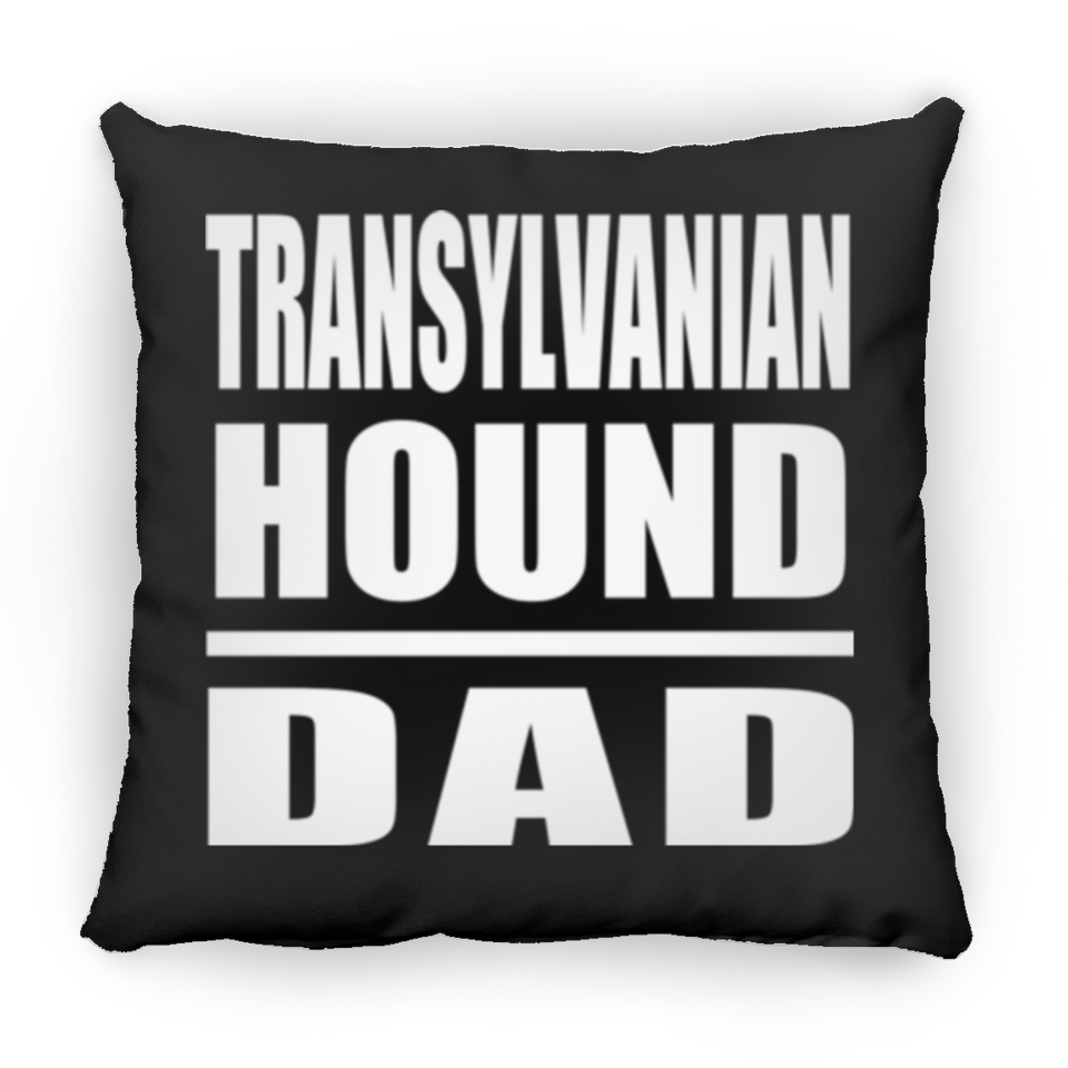 Transylvanian Hound Dad - Throw Pillow Black