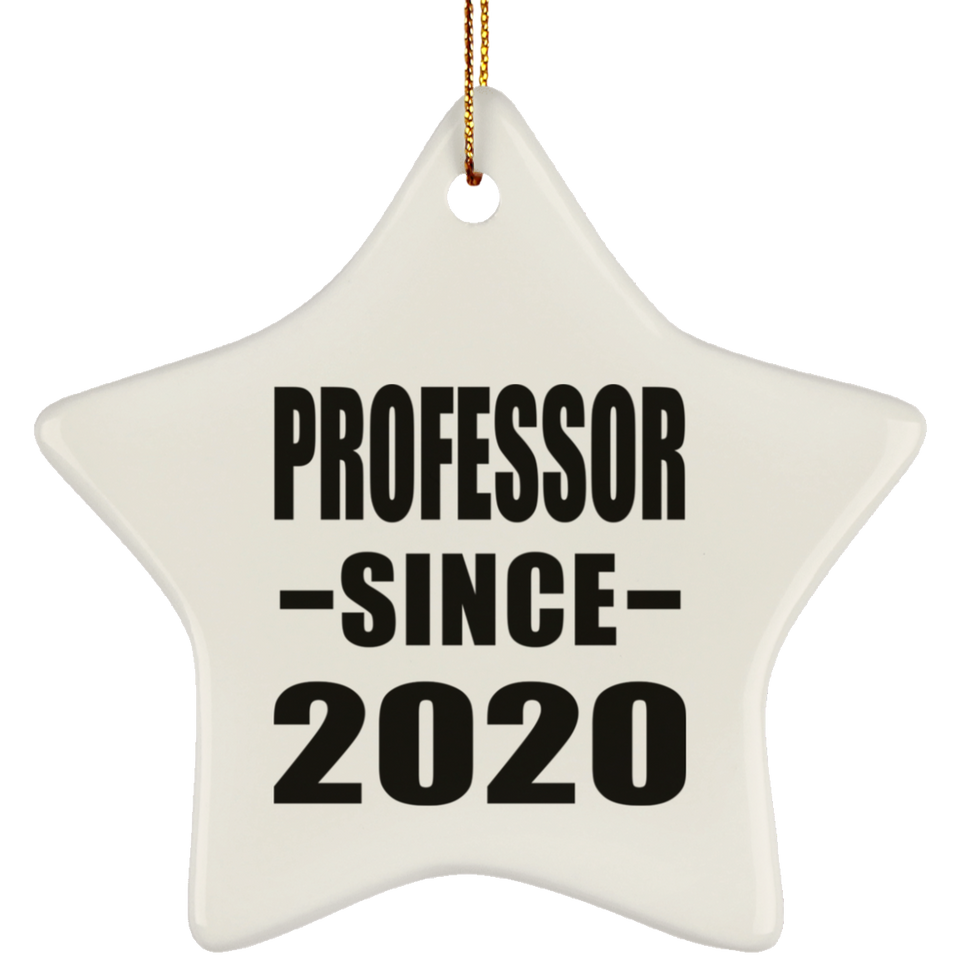 Professor Since 2020 - Star Ornament