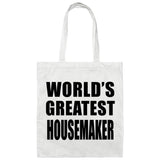 World's Greatest Housemaker - Tote Bag White