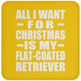 All I Want For Christmas Is My Flat-Coated Retriever - Coaster