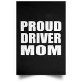 Proud Driver Mom - Poster Portrait