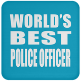 World's Best Police Officer - Drink Coaster