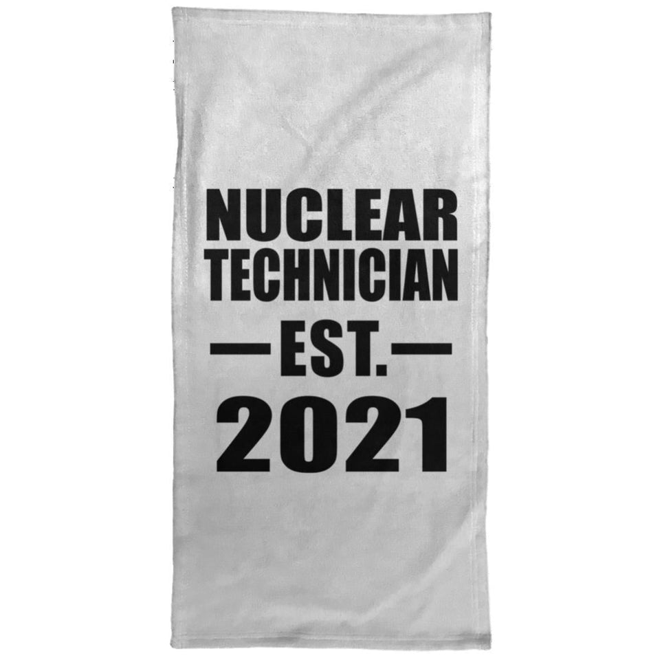 Nuclear Technician Established EST. 2021 - Hand Towel