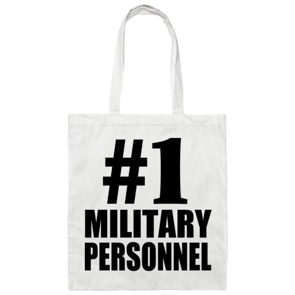 Number One #1 Military Personnel - Tote Bag White