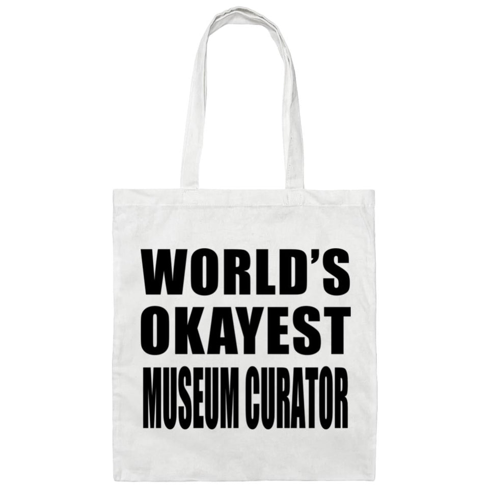World's Okayest Museum Curator - Tote Bag White