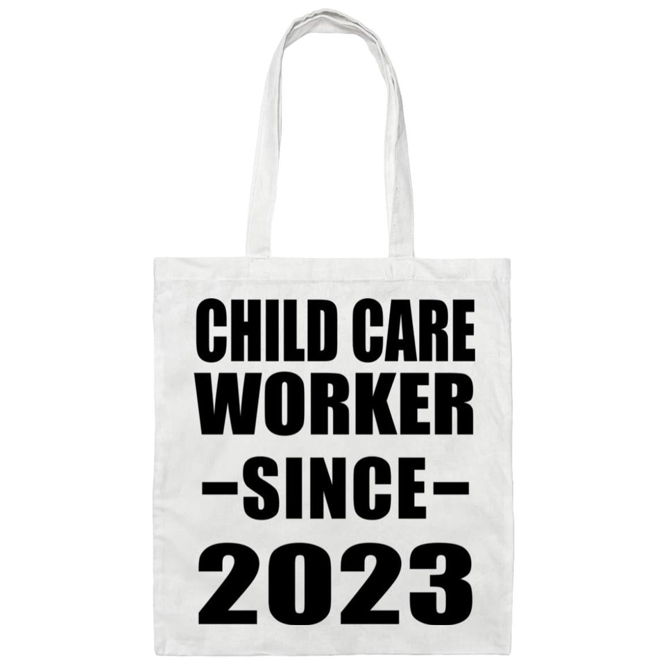 Child Care Worker Since 2023 - Tote Bag White