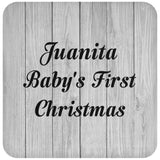 Juanita Baby's First Christmas - Drink Coaster F