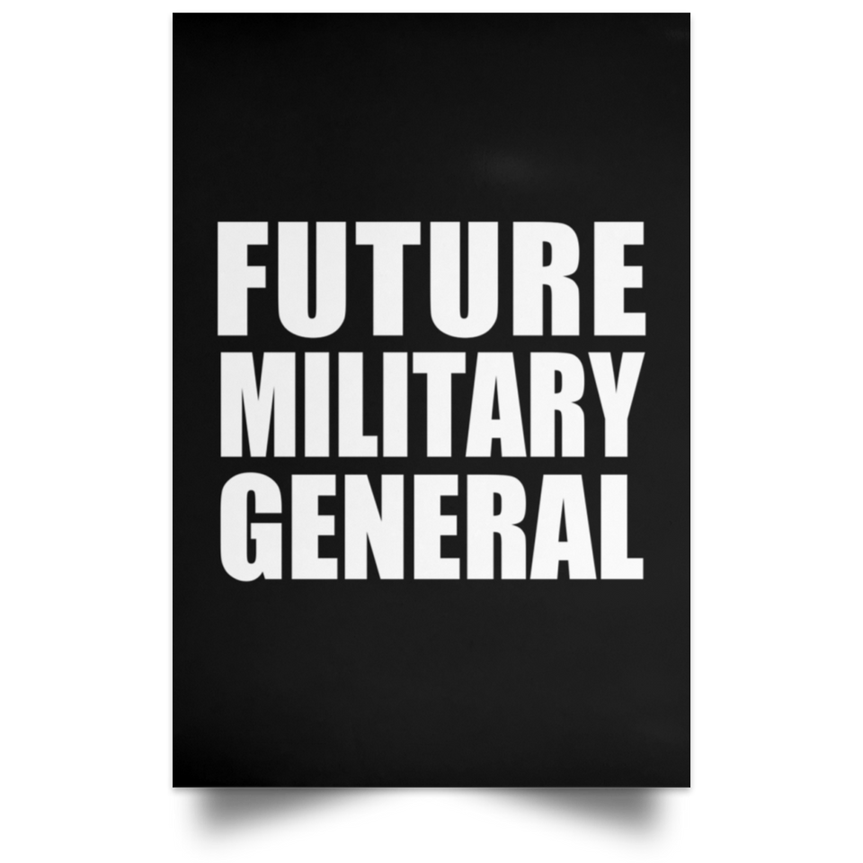 Future Military General - Poster Portrait