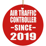 Air Traffic Controller Since 2019 - Circle Ornament