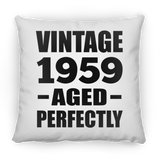 65th Birthday Vintage 1959 Aged Perfectly - Throw Pillow