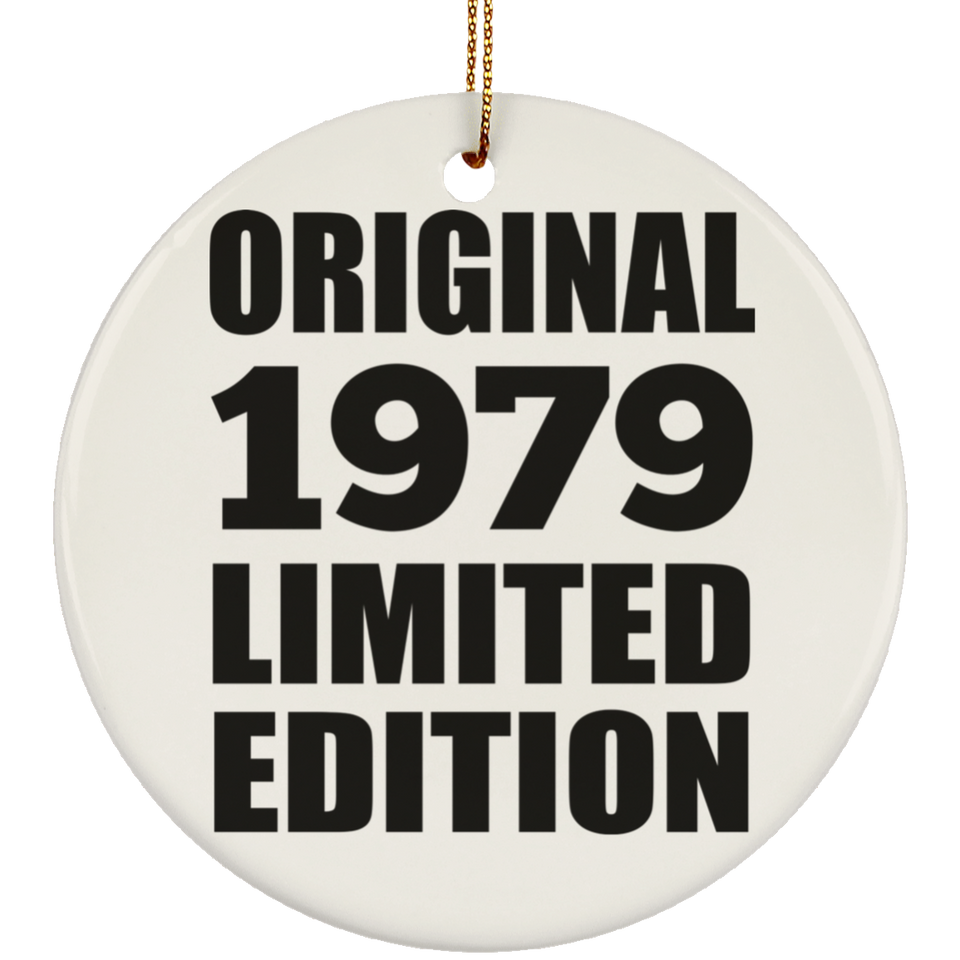 45th Birthday Original 1979 Limited Edition - Circle Ornament