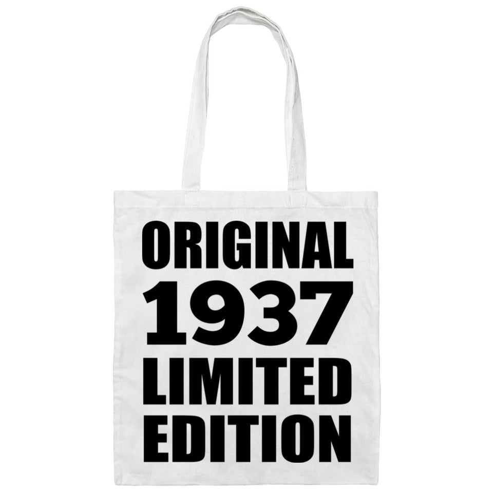 87th Birthday Original 1937 Limited Edition - Tote Bag White