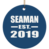 Seaman Established EST. 2019 - Circle Ornament