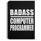 Badass Computer Programmer - Canvas Portrait