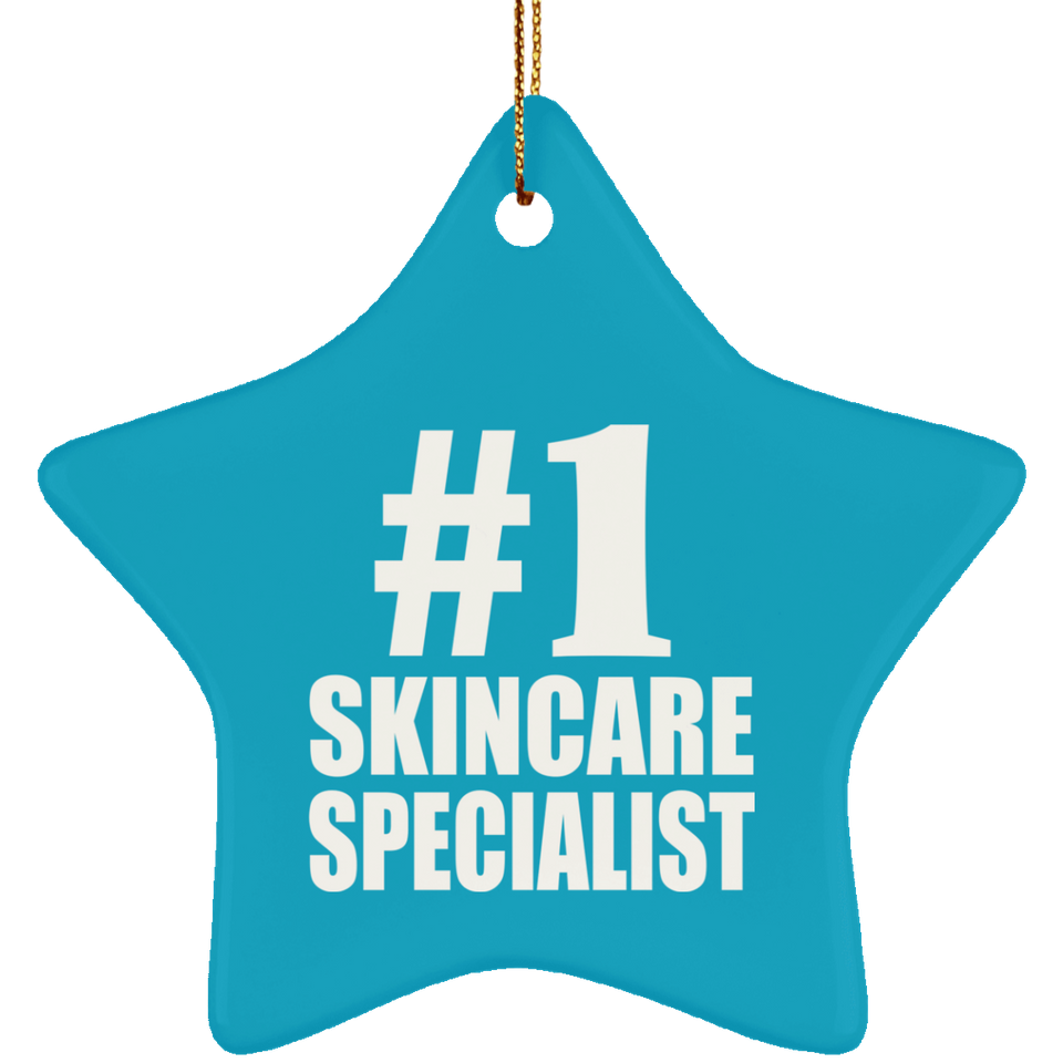 Number One #1 Skincare Specialist - Star Ornament