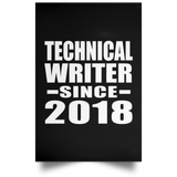 Technical Writer Since 2018 - Poster Portrait