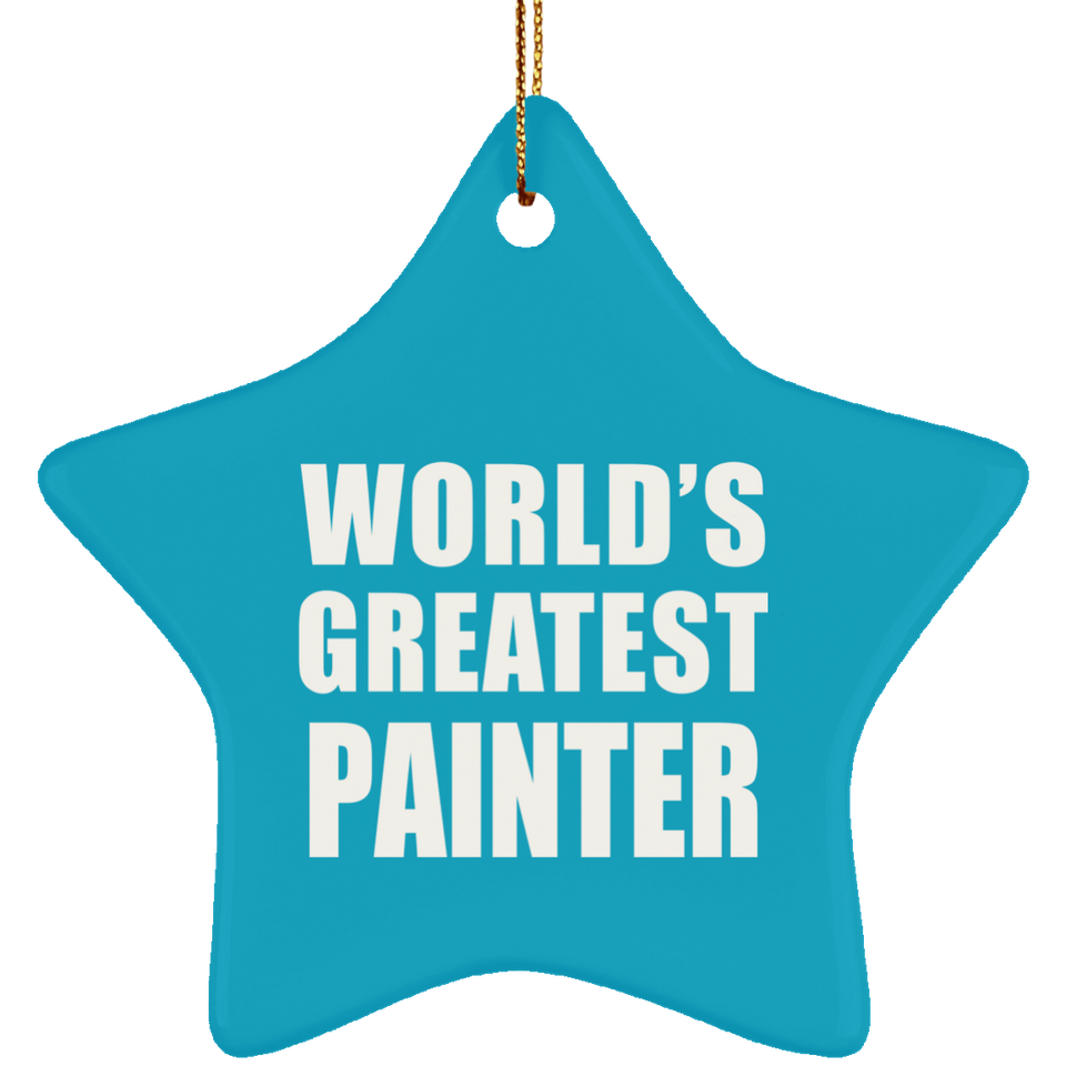 World's Greatest Painter - Star Ornament