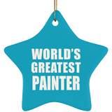 World's Greatest Painter - Star Ornament