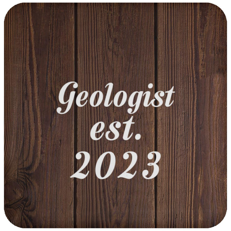Geologist Established Est. 2023 - Drink Coaster D