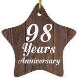 98th Anniversary 98 Years Anniversary - Star Ornament D