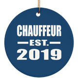 Chauffeur Established EST. 2019 - Circle Ornament