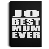 Jo Best Mum Ever - Canvas Portrait