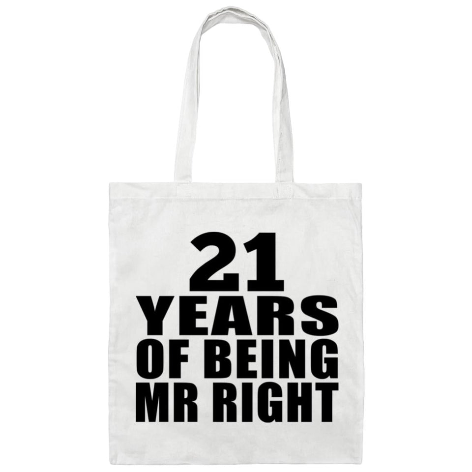 21st Anniversary 21 Years Of Being Mr Right - Tote Bag White